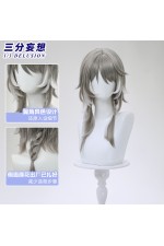 1/3 Delusion Honkai Star Rail Cipher Cifera Grey Cosplay Wig